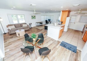 Smart TV, computer monitors - Modern 3BR Beach House in St. Pete • Walk to Sand + Fenced Yard (st Pete beach Florida)