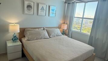 3 bedrooms, iron/ironing board, travel crib, free WiFi