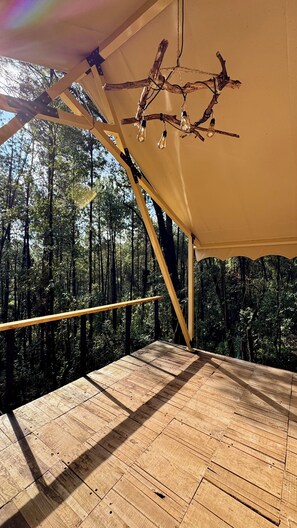 Deluxe Cabin, Mountain View | Terrace/patio