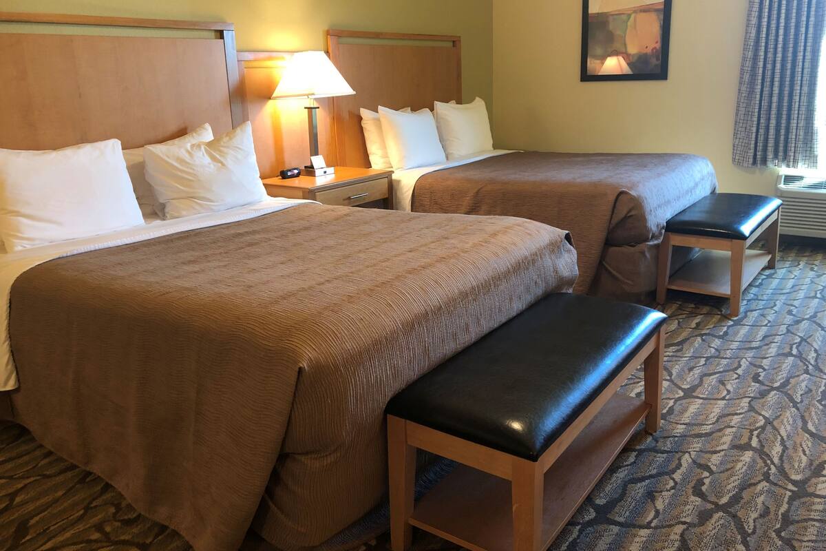 Standard Room, 2 Queen Beds | Desk, iron/ironing board, free WiFi