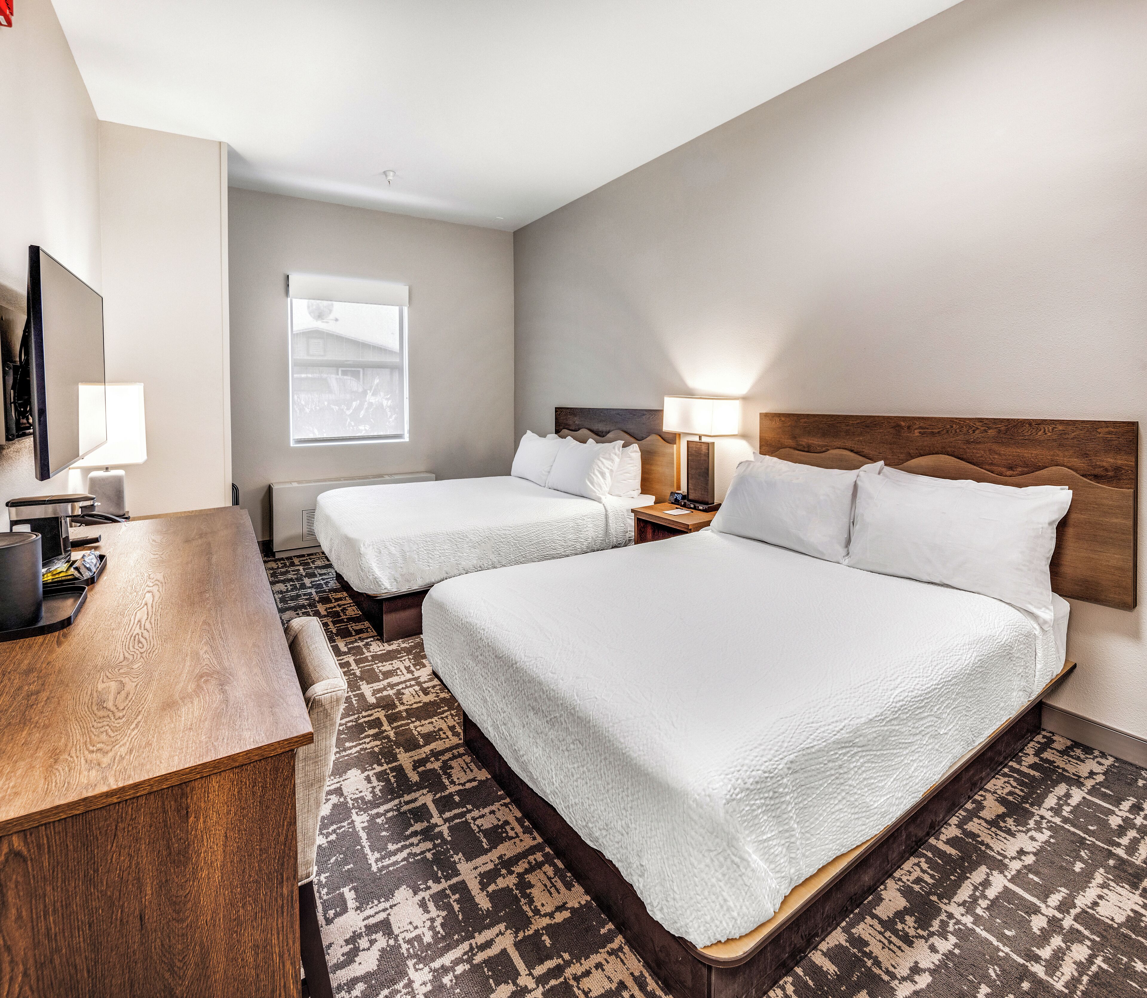 Standard Room, 2 Queen Beds | Desk, iron/ironing board, free WiFi