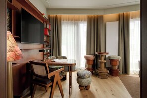 Deluxe Room, 1 King Bed | In-room safe, iron/ironing board, free WiFi - Skald Hotel Akureyri, Curio Collection By Hilton (Akureyri)