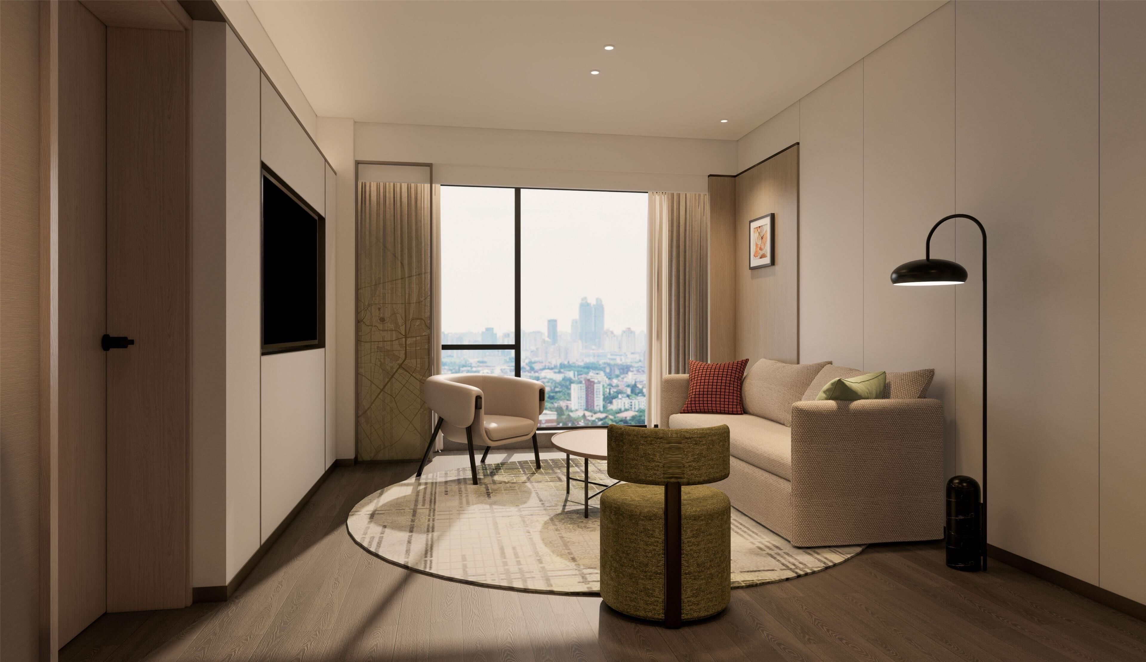 Suite, 1 Bedroom | Living area | TV