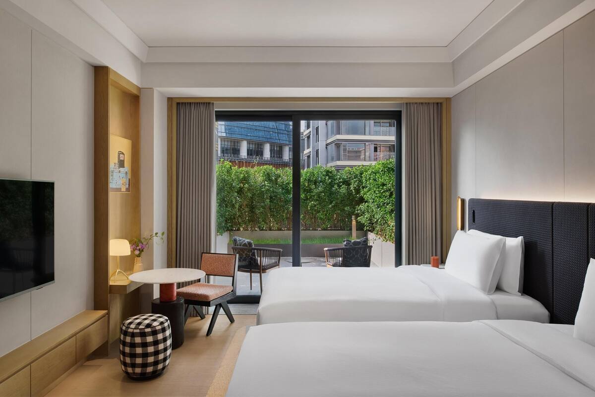 Deluxe Room, 2 Twin Beds (Private Garden)