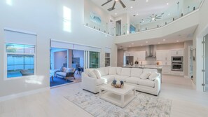 Smart TV, offices - Modern 2-Story Beach Oasis | Pool & Spa (Naples)