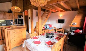 Dining - 4-room Apartment in Les Saisies for 8 People (Hauteluce)