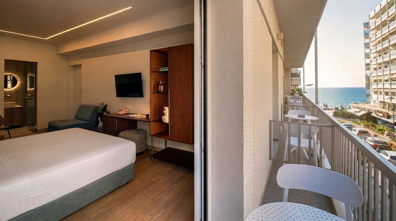 Superior Comfort Room,Sea View | 客房内保险箱、笔记本电脑工作区、熨斗/熨板、免费 WiFi