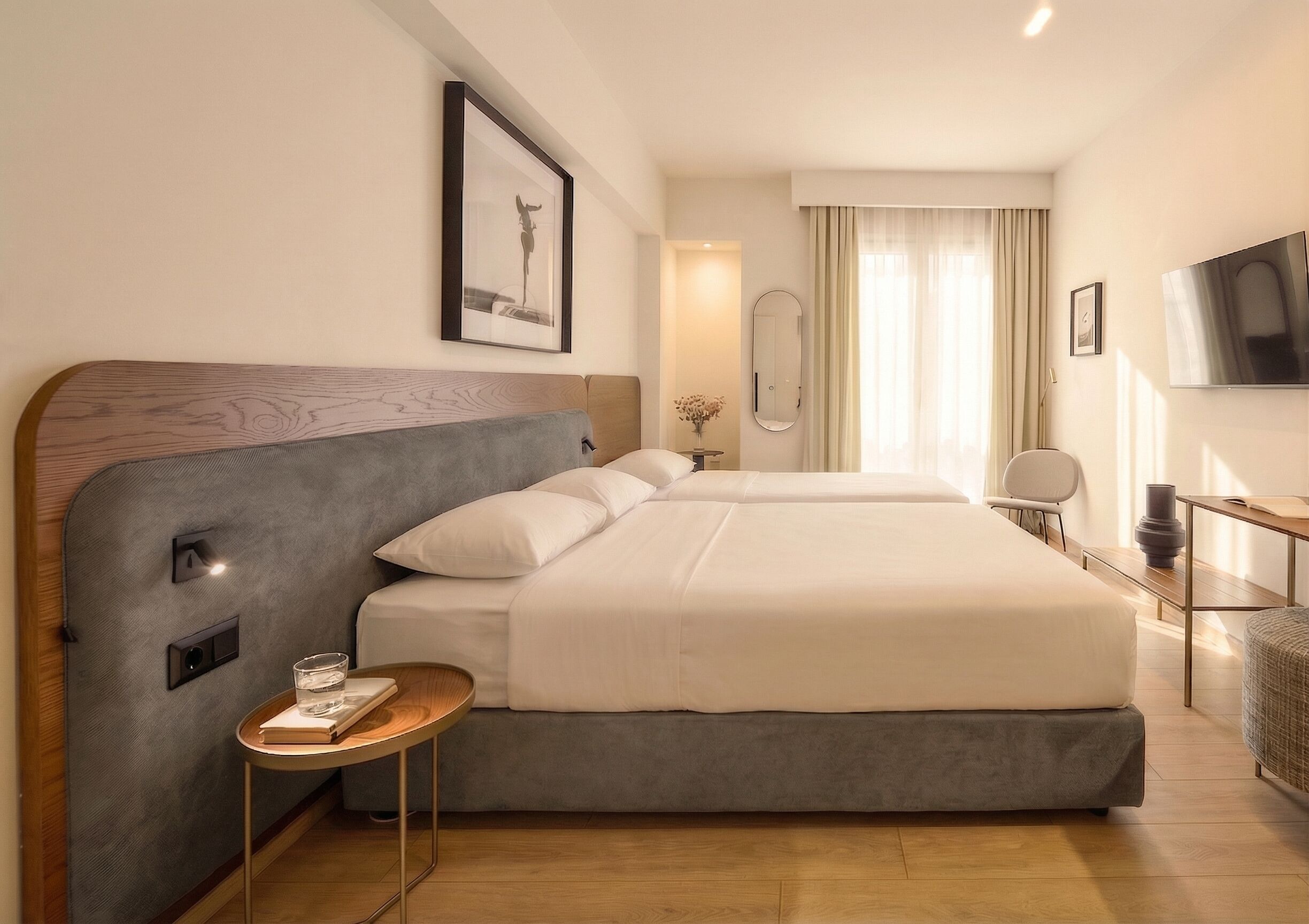 华丽双人房, 海景 | 客房内保险箱、笔记本电脑工作区、熨斗/熨板、免费 WiFi