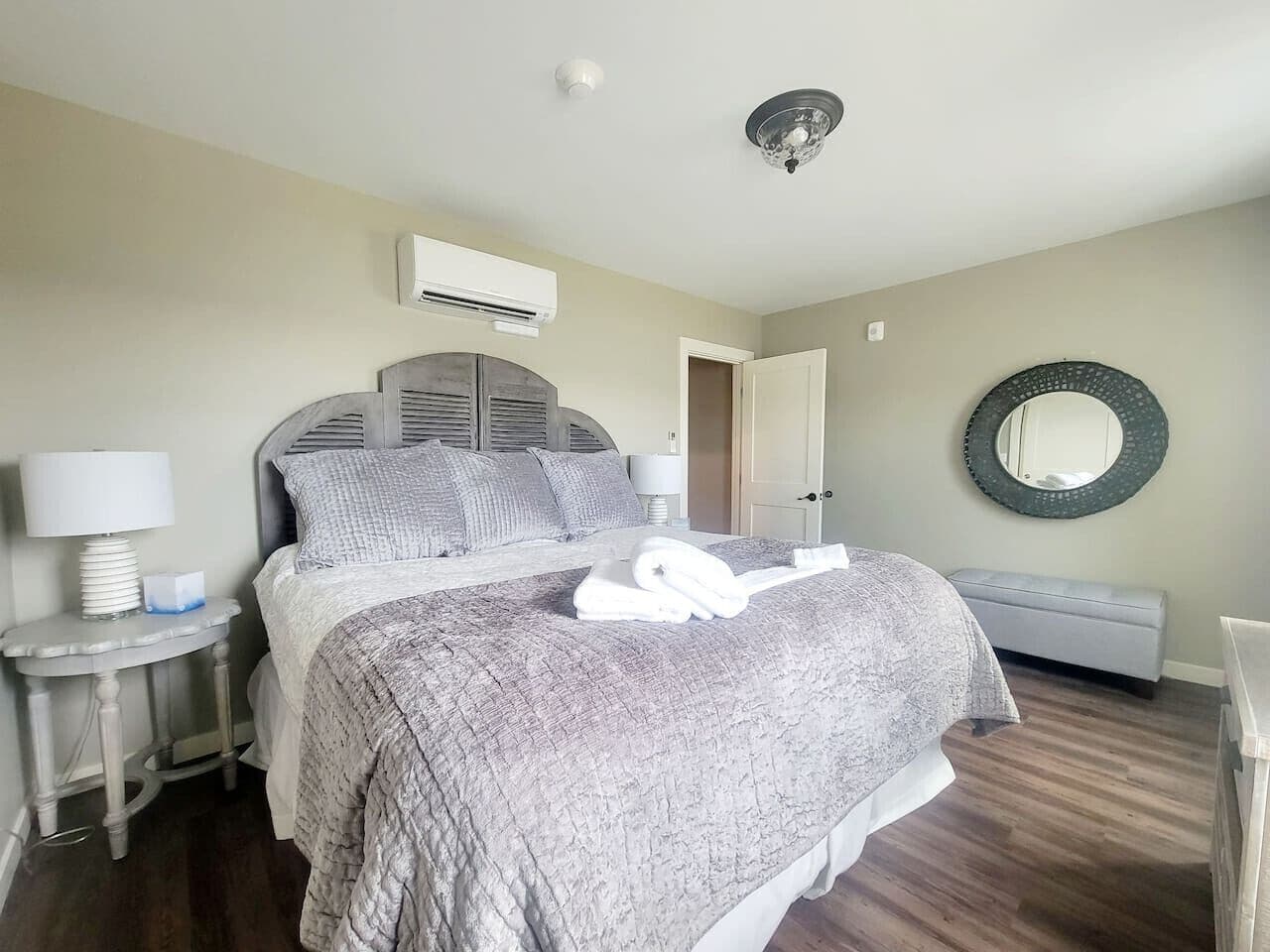 4 bedrooms, iron/ironing board, travel cot, WiFi