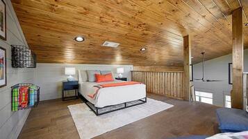 2 bedrooms, iron/ironing board, travel crib, WiFi