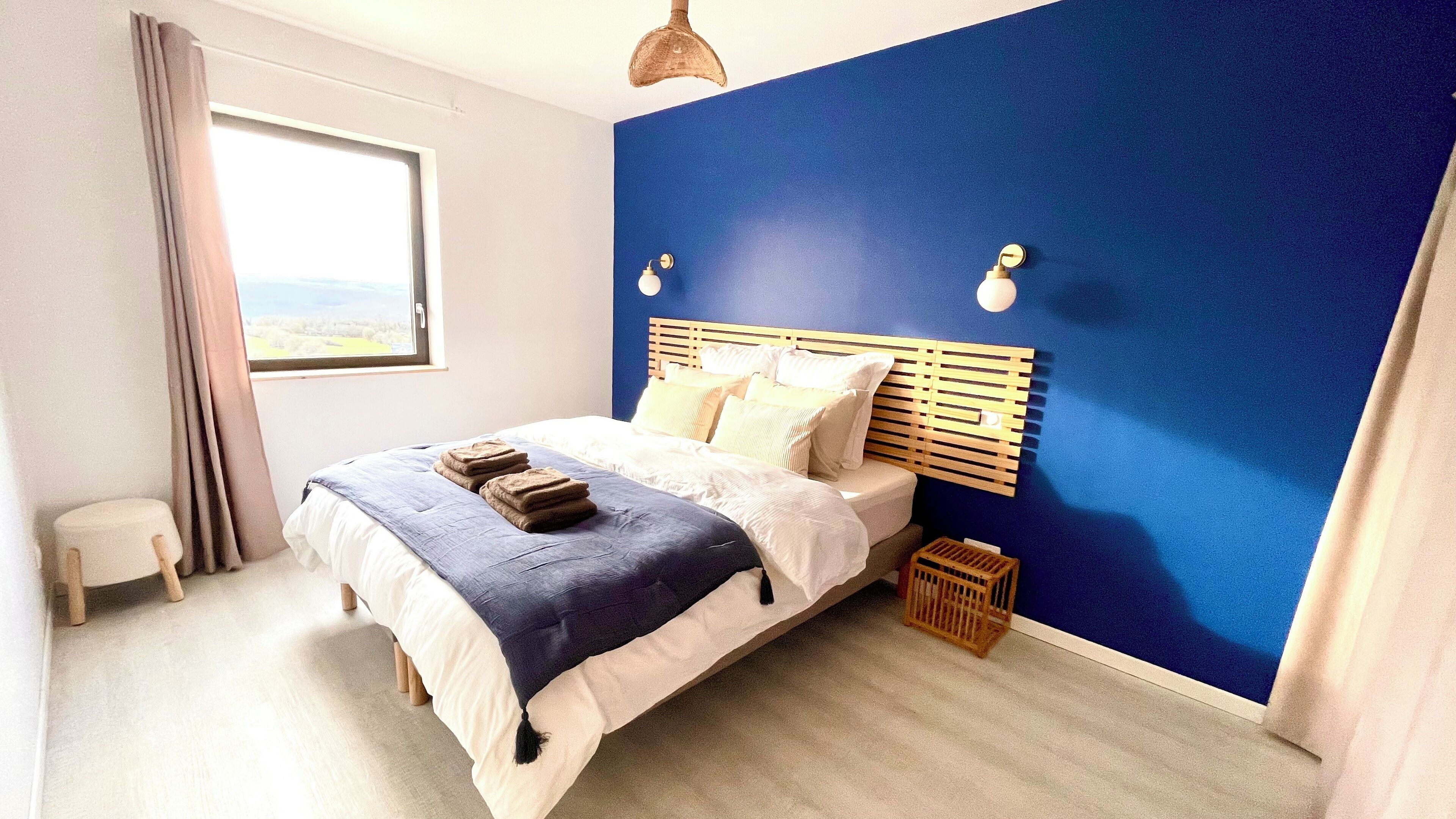 2 chambres, lit parapluie, Wi-Fi gratuit, draps fournis