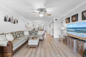 Condo, Multiple Beds (Bouchelle Island 102) | Living area - Bouchelle Island 102 (New Smyrna Beach)