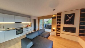 Living area - Apartment in Les Carroz With Ski Access (Araches-la-Frasse)