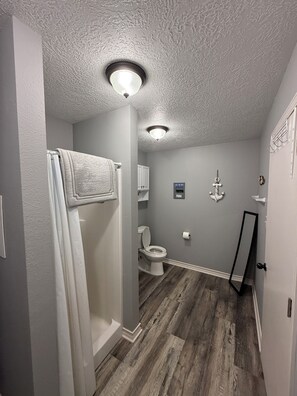 Towels, soap, toilet paper