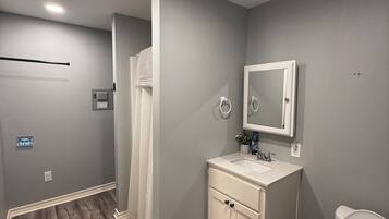 Towels, soap, toilet paper