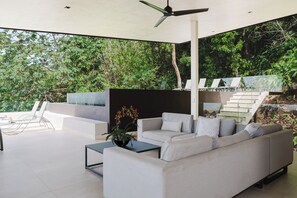 Terrace/patio - Villa Zest 4 bedroom Villa • Rooftop Infinity Pool & Ocean Views (manuel antonio)