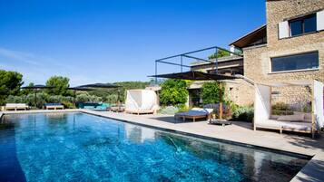 Indoor pool, outdoor pool