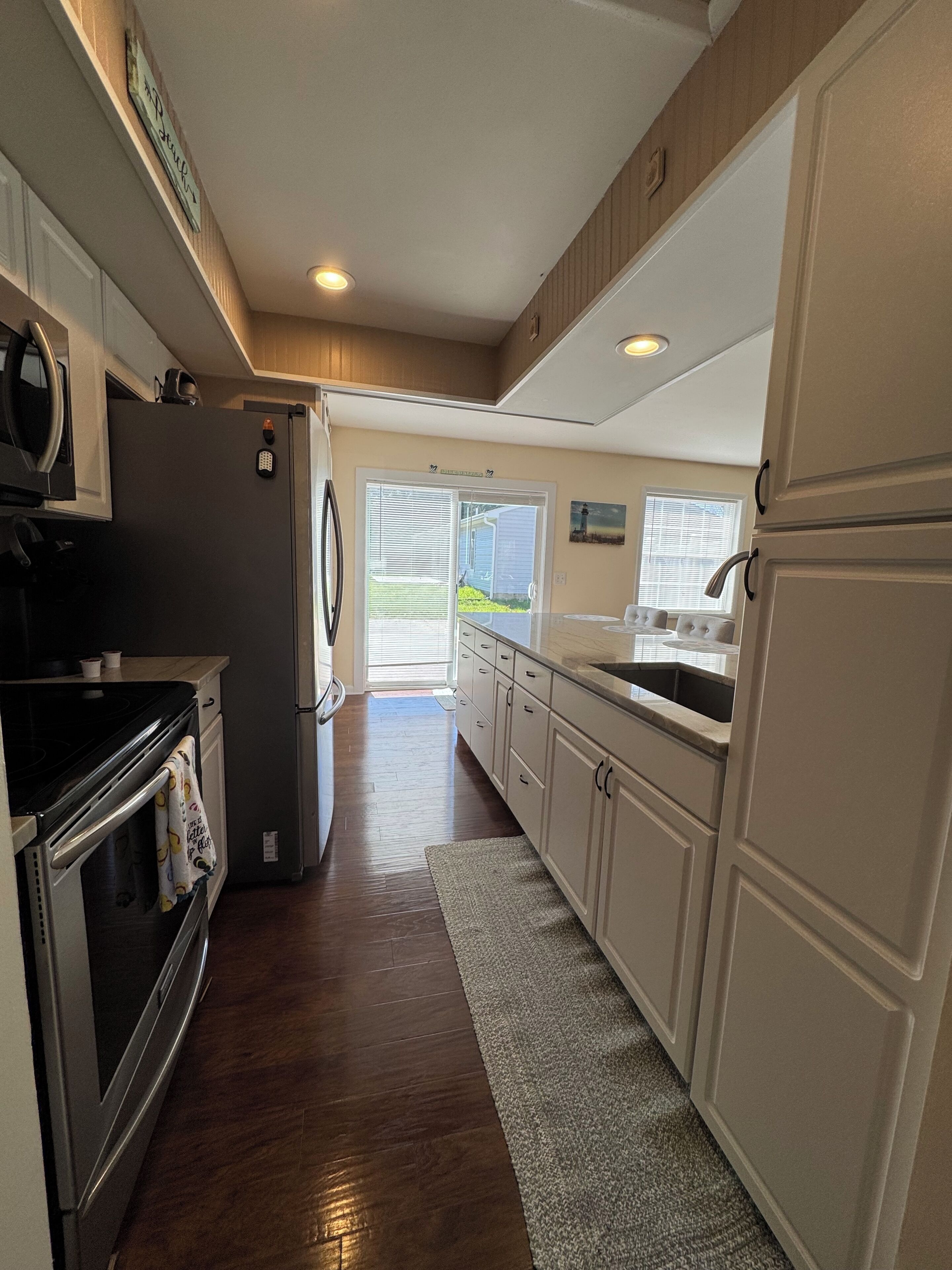 Microwave, oven, stovetop