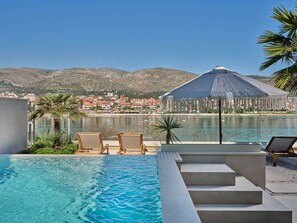 Una piscina riscaldata