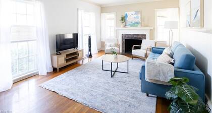 Charming 1st Floor Shaker Heights 2BR, 1BA apartment beautifully furnished.