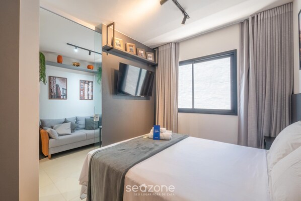 Apartment | 1 bedroom, free WiFi - Your Complete Stay in Salvador, Just Minutes From the Beach and Shopping Barra - Hgrs (Salvador)