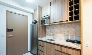 Basic Apartment | Private kitchen - Your Complete Stay in Salvador, Just Minutes From the Beach and Shopping Barra - Hgrs (Salvador)