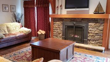 Televisor i llar de foc