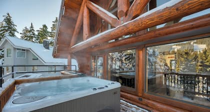 Chalet Meribel - hot tubs