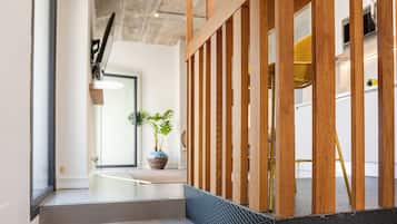 Panoramic Apartment, City View | Living area | TV