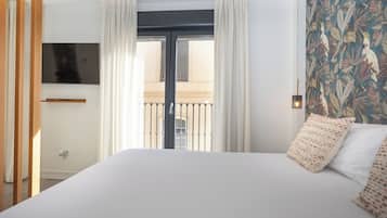 Deluxe-Studio, Balkon, Stadtblick | Kostenloses WLAN