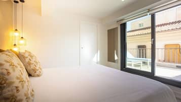 Panorama appartement, uitzicht op de stad | Gratis wifi