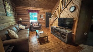 Télévision, cheminée