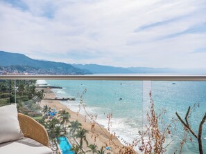 Beach - New Beachfront 3BR/4BA – Bright with Ocean & Mountain Views, Near Downtown 803TN (Puerto Vallarta)