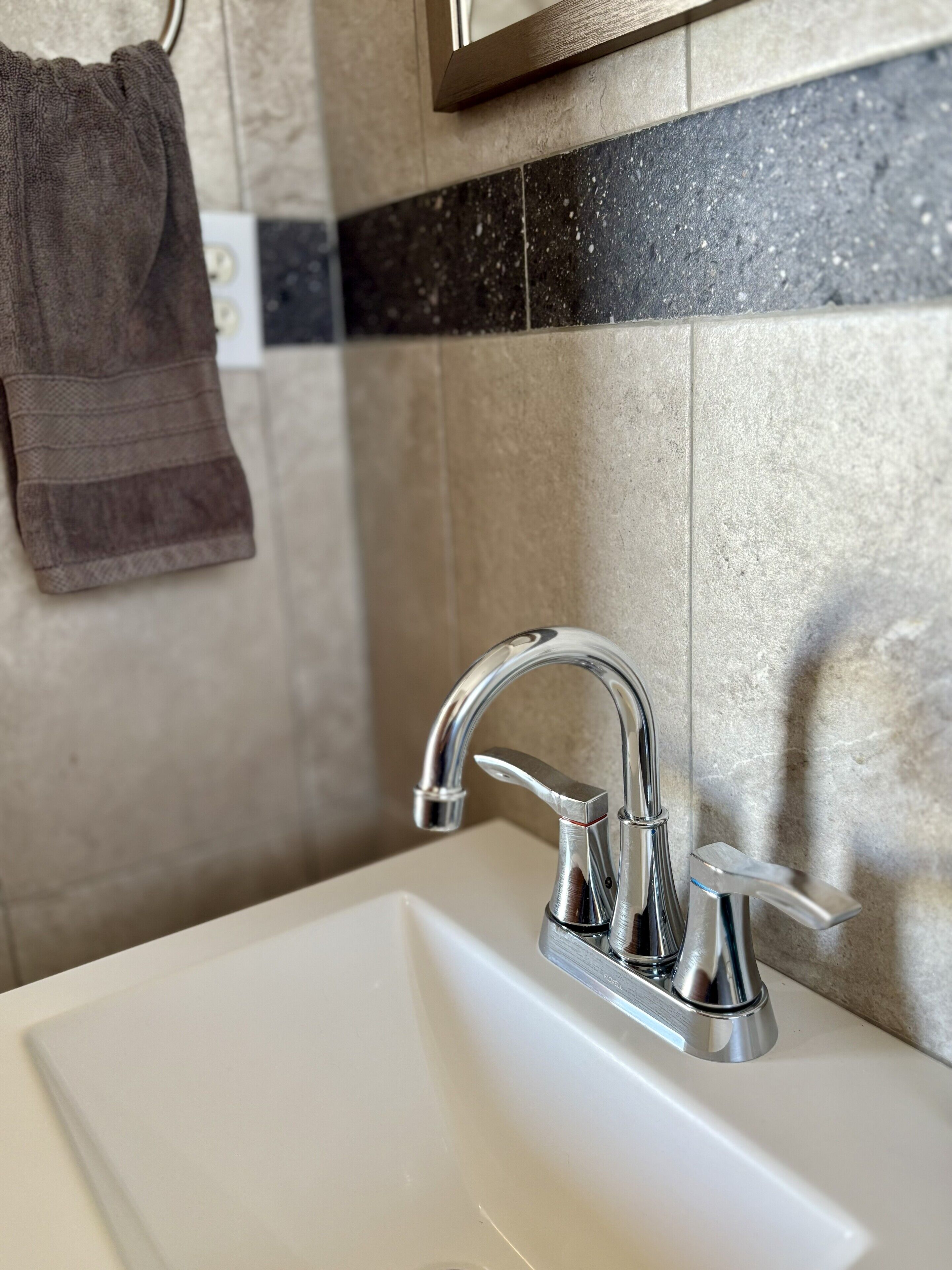 Towels, soap, toilet paper