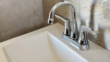 Towels, soap, toilet paper