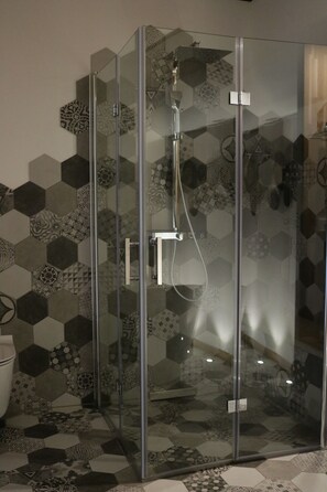 Jetted bath, hair dryer, towels, soap - Vacation apartment - living with pleasure (Großheirath)
