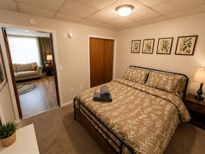 1 Schlafzimmer, Bügeleisen/Bügelbrett, kostenloses WLAN, Bettwäsche