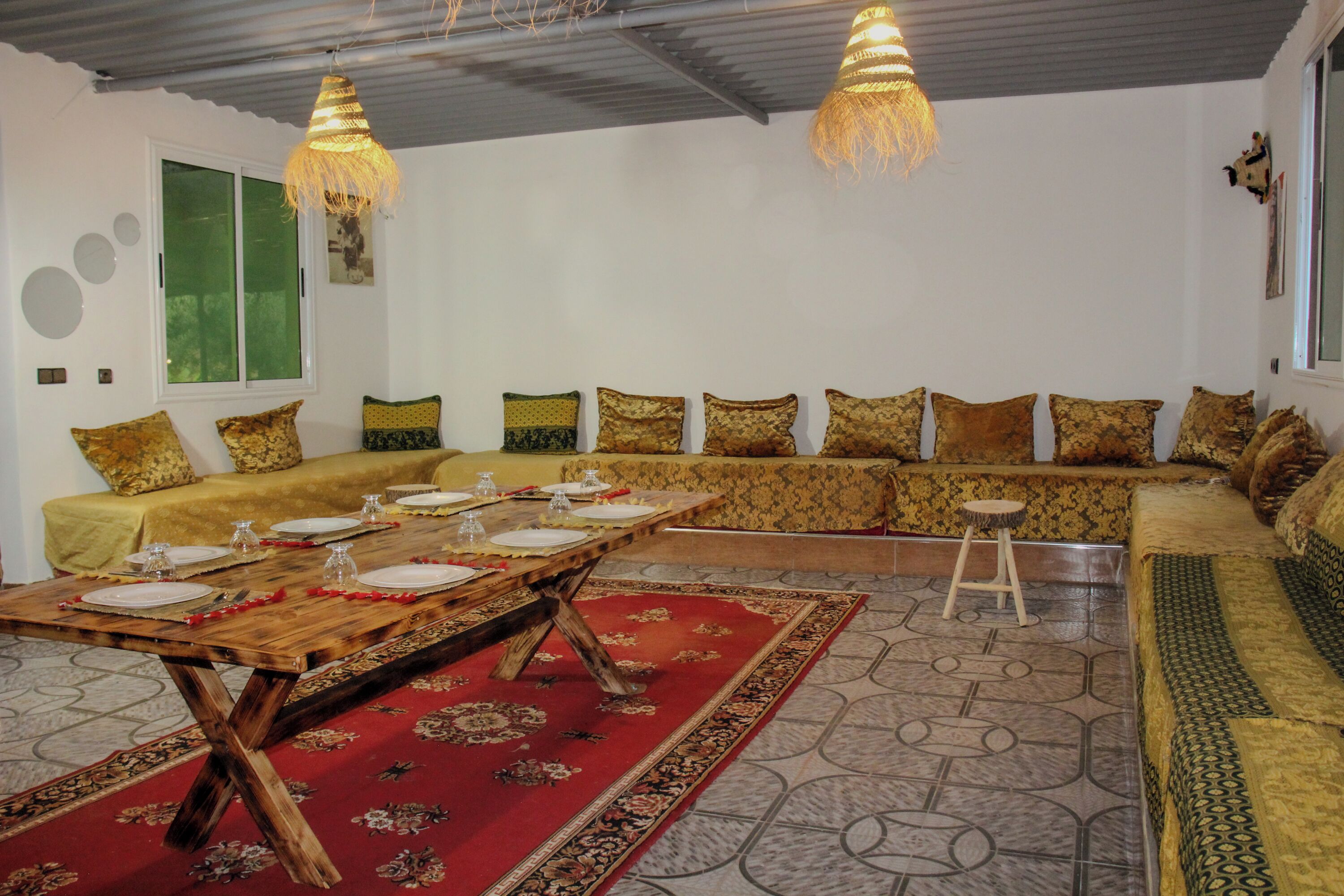 Sala de estar en el lobby