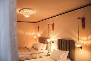 Habitación de diseñador | Sábanas de algodón egipcio y ropa de cama de alta calidad 