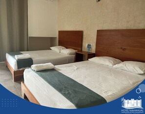 غرفة مزدوجة بتجهيزات أساسية - منظر للشاطئ