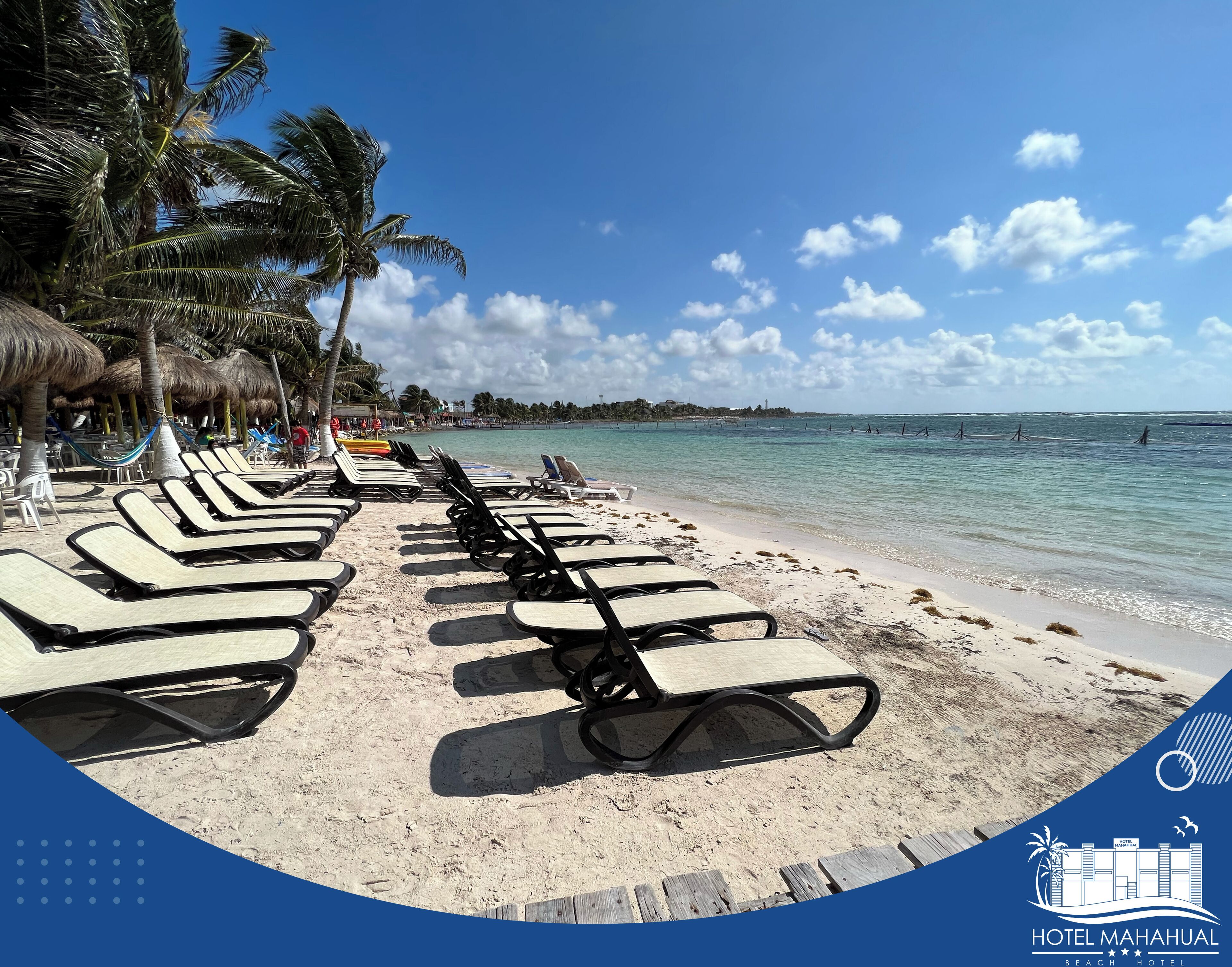 Plage privée, sable blanc