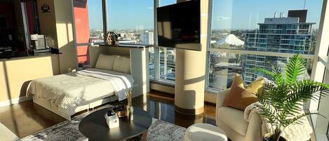 Televisie en een kantoor