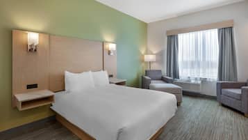Habitación estándar, 1 cama de matrimonio, no fumadores | Ropa de cama hipoalergénica, escritorio, cortinas opacas