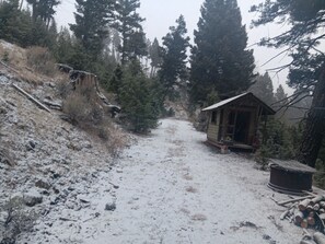 Property grounds - Cozy 1-bedroom cabin in the mountains just outside Boulder. Perfect getaway! (Boulder)