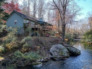 Exterior - Steps to Shooting Creek (Hayesville)