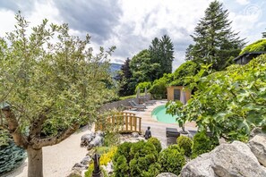 A heated pool - AUX LOGIS DU LAC - NOVALAISE (NOVALAISE)