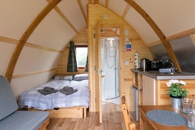 Estándar-Cabaña-Baño privado con ducha