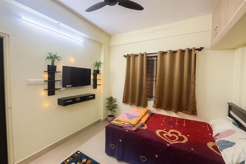 1 makuuhuone, silitysrauta/-lauta, Wi-Fi