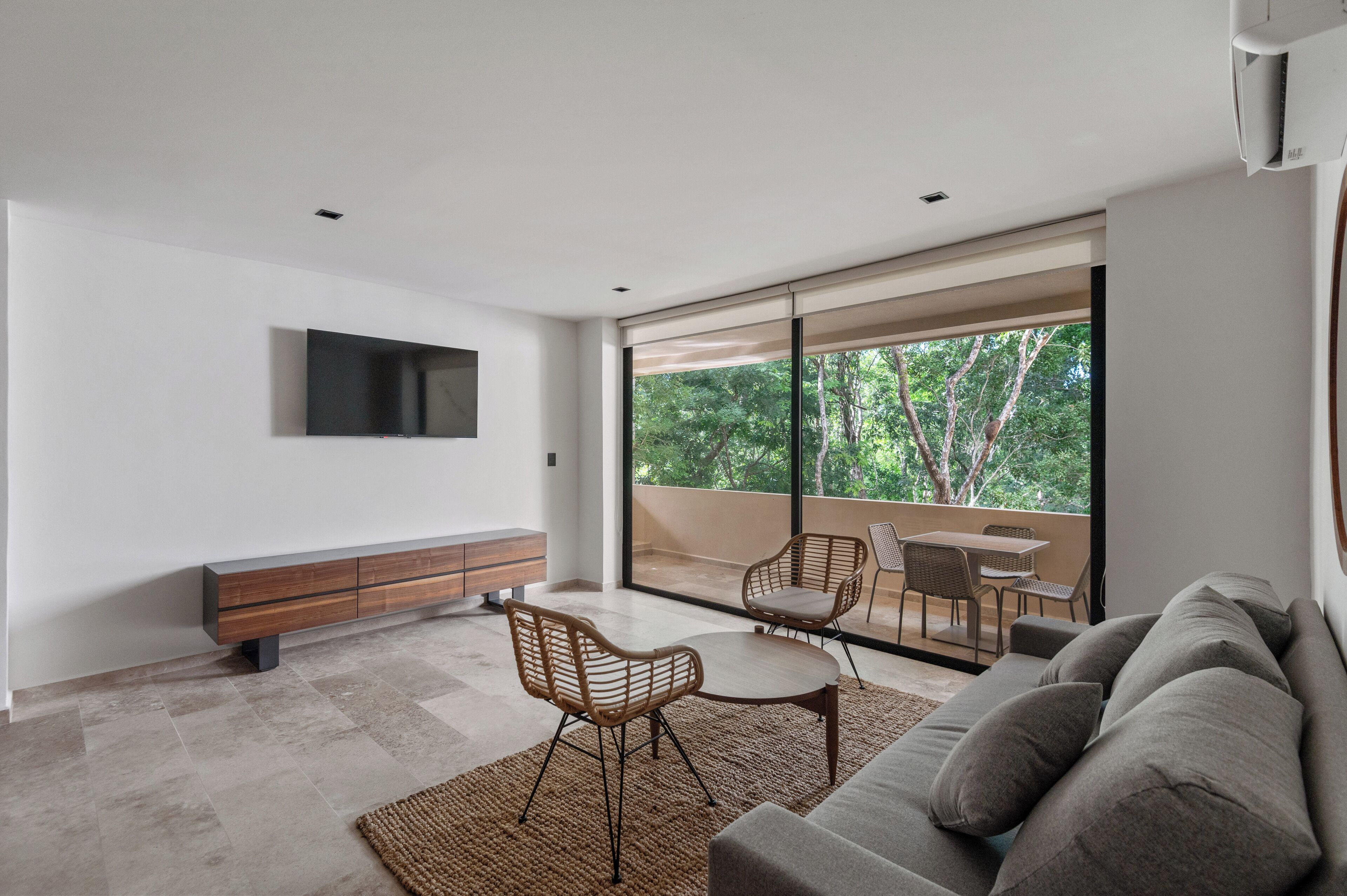 Design Apartment, 2 Bedrooms, Private Pool, Tower | Living area | 50-inch Smart TV with satellite channels