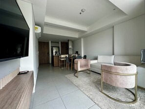 Living area - Modern apartment in Rodadero Santa Marta (El Rodadero)
